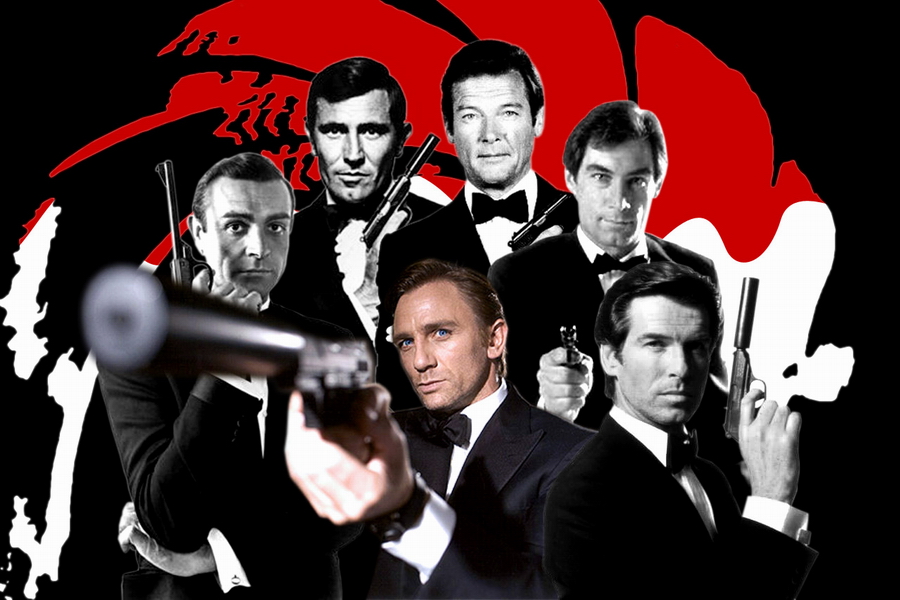 50e anniversaire de 007: découvrez tous les « James bond » depuis les années 60